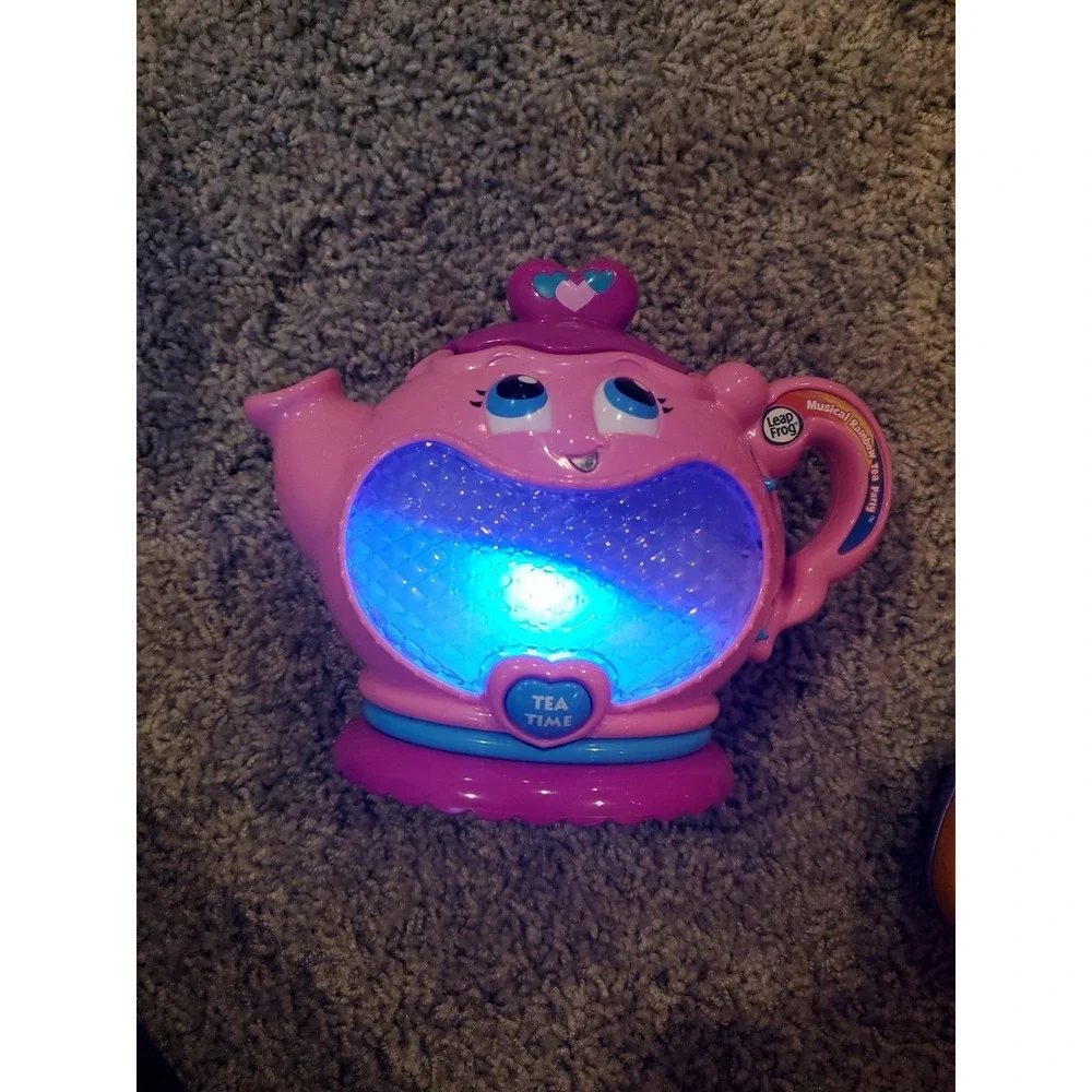 Leap Frog Musical Rainbow Tea Party Interactive Tea‎ Pot -Lights & Sounds